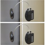 Serrure de réfrigérateur a combinaison pour protection bébé et enfant, installation facile, aucun outil ... Serrure de réfrigérateur a combinaison pour protection bébé et enfant, installation facile, aucun outil ...
