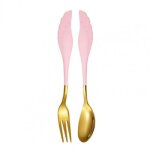 Service de couverts multifonctionnels, service de salade moderne et pratique, service de cuill�res, fourchette ...