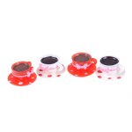 Service a th en porcelaine miniature pour maison de poupe, vaisselle de salle a manger, assiette, tasse, ...