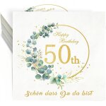 Serviettes 50 anniversaire, 36 pièces de serviettes d'anniversaire, 3 - couche happy birthday serviettes ... Serviettes 50 anniversaire, 36 pièces de serviettes d'anniversaire, 3 - couche happy birthday serviettes ...