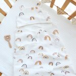 Serviette de bain en coton pour bébé, 4 couches, en mousseline, respirante, cape, couverture, robe de ... Serviette de bain en coton pour bébé, 4 couches, en mousseline, respirante, cape, couverture, robe de ...