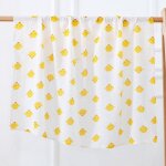 Serviette de bain en gaze de coton pour bb, 2 couches, couverture d'emmaillotage pour nouveau - n, ...