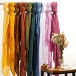 Serviette de bain en mousseline de coton pour nouveau - n�, drap de berceau, couleur unie, langes, couverture ...