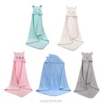 Serviette de bain en velours et polaire pour bb, poncho, couverture pour nouveau - n, n25, 20, livraison ...