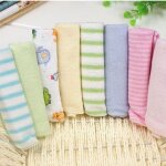 Serviettes pour bb, 8 pices, mouchoir pour nouveau - n, serviette de nettoyage du visage, en coton ...
