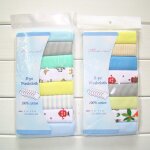 Serviettes en coton avec motif toalha pour b�b� gar�on et fille, gant de toilette, mouchoir de salive ...
