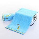 Serviette de mouchoir en coton de qualit suprieure serviette de visage enfants enfants salle de bains ...