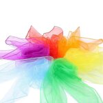 Serviettes en mousseline colorees, serviettes de jeu pour enfants, chiffons de jonglage pour chambre ... Serviettes en mousseline colorees, serviettes de jeu pour enfants, chiffons de jonglage pour chambre ...