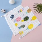 Serviette en mousseline de coton pour bb, mouchoir 6 couches, color, lingette pour enfant, nourrisson, ...