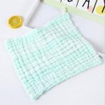 Serviette pour nouveau né a rayures, tissu lavable, imprimé, pour la salle de bain, dessin animé, bavoir, ... Serviette pour nouveau né a rayures, tissu lavable, imprimé, pour la salle de bain, dessin animé, bavoir, ...