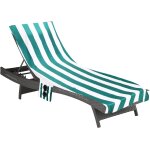 Serviette de plage en microfibre pour bain de soleil chaise longue de jardin, housse de protection chaises ... Serviette de plage en microfibre pour bain de soleil chaise longue de jardin, housse de protection chaises ...