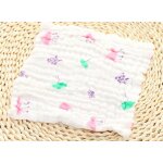 Serviette de visage en mousseline de gaze de coton pour b�b�, 6 couches, mouchoir en tissu de lavage ...