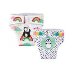 Set 2 couches en tissu pingouin avec fermeture velcro pour poupon - taille 35 - 45cm - accessoire de ...