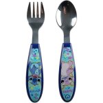 Set de 2 couverts fourchette + cuillere inox lilo et stitch
