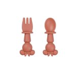 Set de 2 couverts silicone - 2 pcs silicone cutlery set minnie