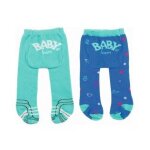 Set de 2 paires de collants (verte - bleue) baby born 43 cm - zapf - accessoire vetement poupee Set de 2 paires de collants (verte - bleue) baby born 43 cm - zapf - accessoire vetement poupee