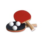 Set 2 raquettes de ping pong + 3 balles et etui jeu Set 2 raquettes de ping pong + 3 balles et etui jeu