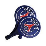Set de 2 raquettes de plage en bois - paris saint germain psg - pour enfant ds la naissance - bleu