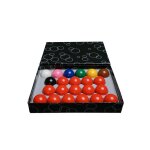 Set de 22 boules de billard snooker en résine 52, 4mm - 15 boules rouges et 7 multicolores - rouge Set de 22 boules de billard snooker en résine 52, 4mm - 15 boules rouges et 7 multicolores - rouge