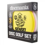 Set de 3 disques de disc golf - discmania - active soft - 150 - 159g - plastique souple