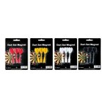 Set de 3 flchettes magntiques couleur noir.