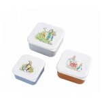 Set de 3 lunch box pierre lapin