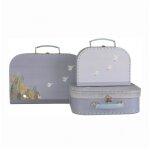 Set de 3 valises campagne