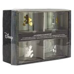 Set de 4 tasses a espresso dcores. fabriques en verre. 100 ml mickey
