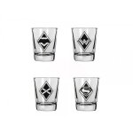 Set 4 verres shooter dc universe - batman vs superman