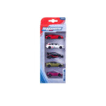 Set de 5 voitures miniatures majorette 1 / 64 multicolore - carrosserie m�tal, roues libres