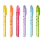 Set de 6 surligneurs effa�ables magic highlighters - multicolore