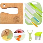 Set de 8 couteaux pour enfants - couteaux scuriss pour enfants a partir de 2 ans, jouet montessori. ...