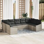 Set de canap de jardin vidaxl ensemble de 9