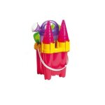 Set chateau fort a paillettes, rose 7 pieces fille - seau, tamis, arrosoir, pelle, rateau, moules - jouets ... Set chateau fort a paillettes, rose 7 pieces fille - seau, tamis, arrosoir, pelle, rateau, moules - jouets ...