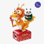 Set � construire kung - kung fu panda pantasy po on skatekart 16cm (pantasy)