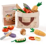 Set de découpe en bois pour enfants - set de jardinage et de cuisine montessori avec accessoires en bois, ... Set de découpe en bois pour enfants - set de jardinage et de cuisine montessori avec accessoires en bois, ...
