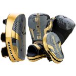 Set d'entrainement de boxe gris et or arena gants de 12 oz Set d'entrainement de boxe gris et or arena gants de 12 oz