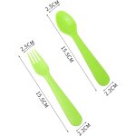 Set fourchette & cuillère pour enfants - sans bpa - facile a tenir, lavable au lave - vaisselle pour ... Set fourchette & cuillère pour enfants - sans bpa - facile a tenir, lavable au lave - vaisselle pour ...