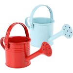 ?set of 2 (red and light blue), arrosoir en m�tal pour enfants