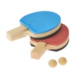 Set de ping - pong miniature, 4 pcs pour le monde des lutins - rico design multicolore