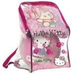 Set poncho et ballon hello kitty - marque hello kitty - rose - enfant - fille - pvc - diamtre 23 cm