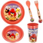 Set repas enfant 4 pi�ces licence angry birds gobelet assiette bol et couverts