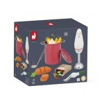 Set de soupe en bois mixeur et legumes