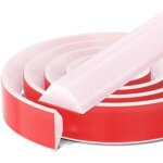 Seuil de douche auto - adh�sif, arr�t d'eau en silicone, barri�re de douche anti - eclaboussures, joint ...