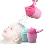 Shampooing de bain pour bb, douche de bain, ours de dessin anim, tasse de bain pour enfants, rincer ...