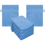 Shiba - premium lot de 10 gants de toilette en eponge lavettes pour le visage en 100% coton gant de toilette ...