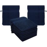 Shiba - premium lot de 10 gants de toilette en eponge lavettes pour le visage en 100% coton gant de toilette ...