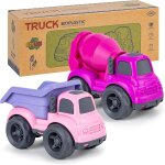 Shiba - 2 petites voitures jouets mini cars, jouets sable camion plastique biologique, jouet de plage ...