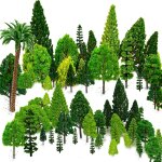 Shiba - arbres modles, 29pice, 4 - 16 cm, arbres miniatures, modlisme ferroviaire paysage, plastique ...