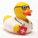 Shiba - canard de bain mdecin d'urgence + etiquette[1110]